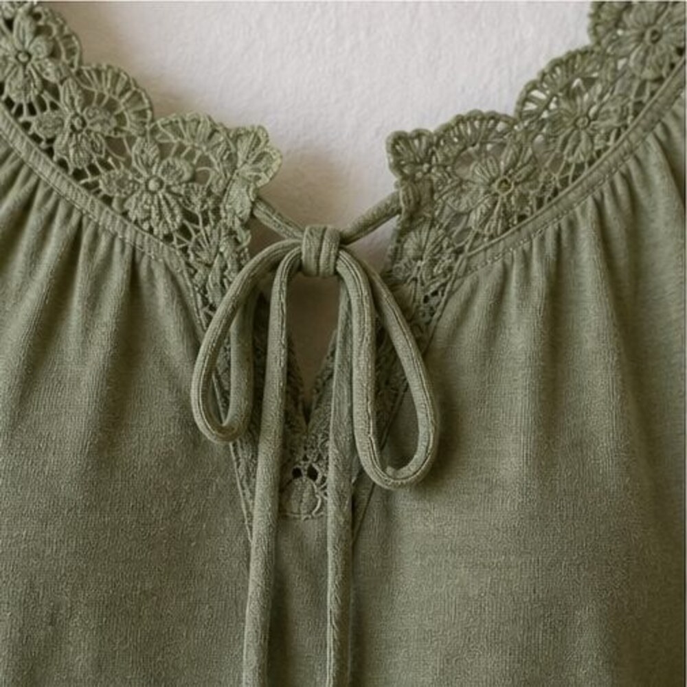 Olive Button Blouse - Picture 4 of 6